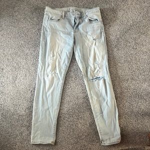 American Eagle Light Wash Jegging Super Stretch Jeans